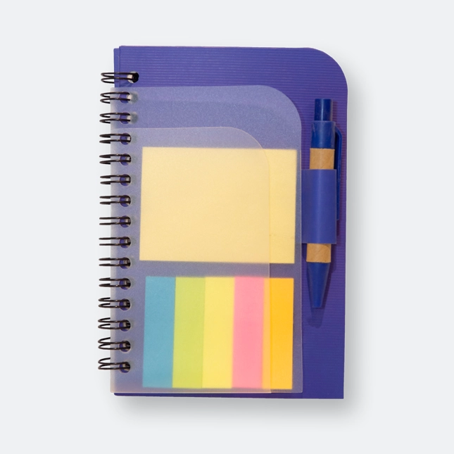 GMG1328_Lumo_Eco_Notepad_with_Pen_Royal_Blue GMG3211 Lumo Eco Notepad with Pen (sticky)