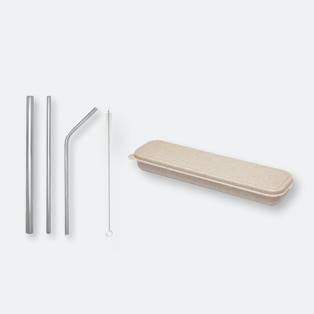 GMG7062 Spiffy Stainless Steel Straw Set