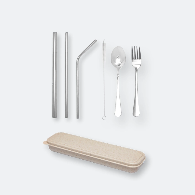 GMG7033 Zwooshy Stainless Steel Straw Set