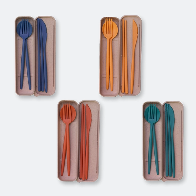 GMG7030 Brizzo Wheat Fiber Cultery Set