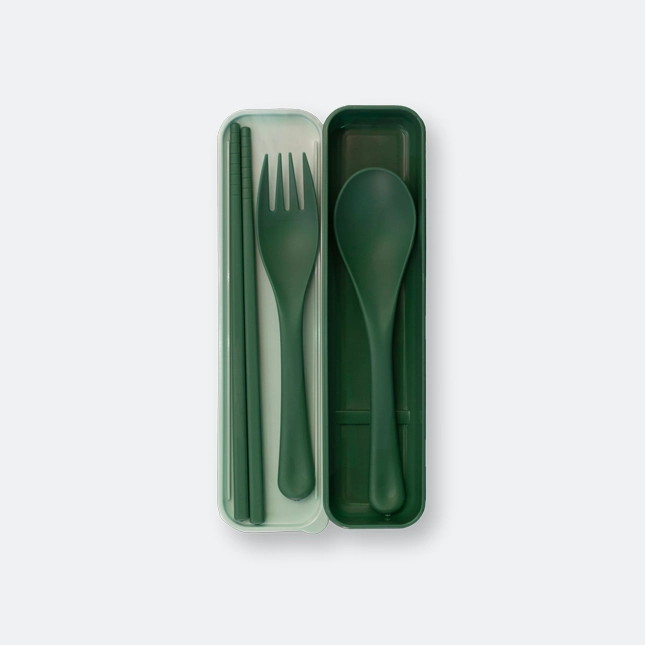 GMG2108_Znoozzy_Wheat_Fiber_Catering_Equipment_Set_ARMY_GREEN GMG7029 Znoozzy Wheat Fiber Cultery Set