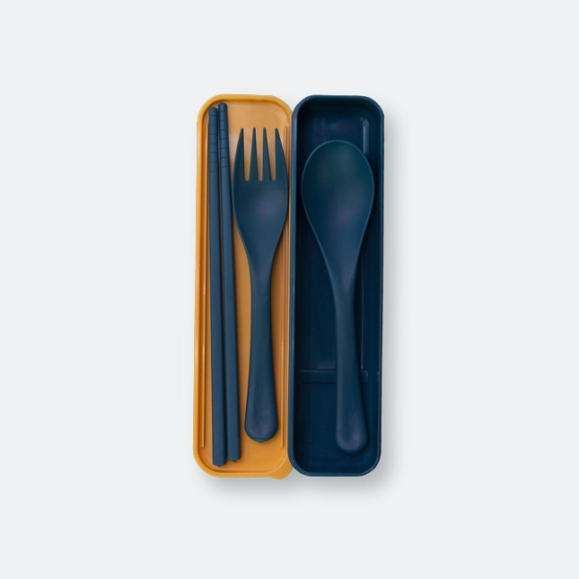 GMG2108_Znoozzy_Wheat_Fiber_Catering_Equipment_Set_TURQUOISE GMG7029 Znoozzy Wheat Fiber Cultery Set