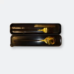 GMG2110_Swimzy_Catering_Equipment_Set_GOLD_BLACK GMG7065 Swimzy Cultery Set