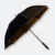 wubzy golden black umbrella with auto open straight handle and sleek design for style and rain protection
