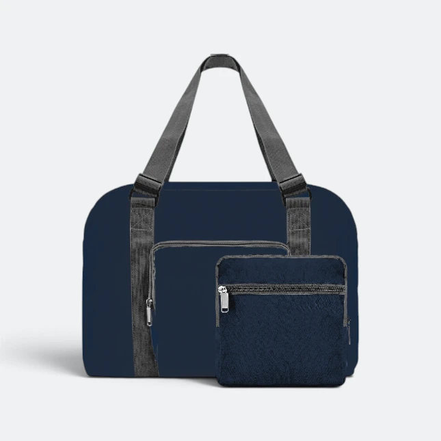 GBM9012 Briko Foldable Duffle Bag Navy Gbm9012 briko foldable duffle bag navy view