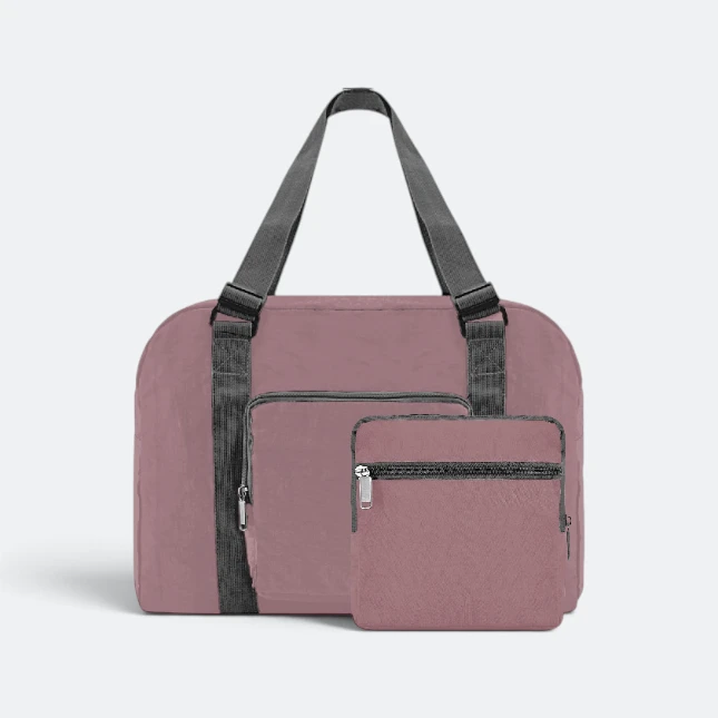GBM9012 Briko Foldable Duffle Bag Pink Gbm9012 briko foldable duffle bag pink view