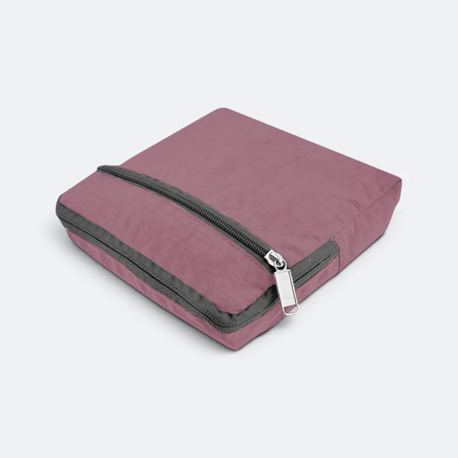 GBM9012 Briko Foldable Duffle Bag Pink Folded Gbm9012 briko foldable duffle bag pink folded view