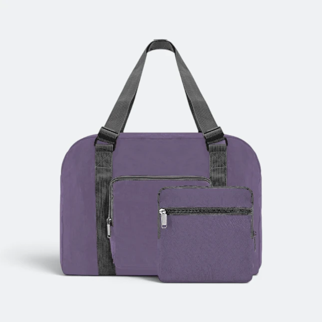 GBM9012 Briko Foldable Duffle Bag Purple Gbm9012 briko foldable duffle bag purple view