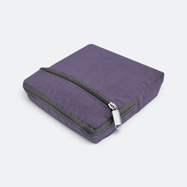 GBM9012 Briko Foldable Duffle Bag Purple Folded Gbm9012 briko foldable duffle bag purple folded view