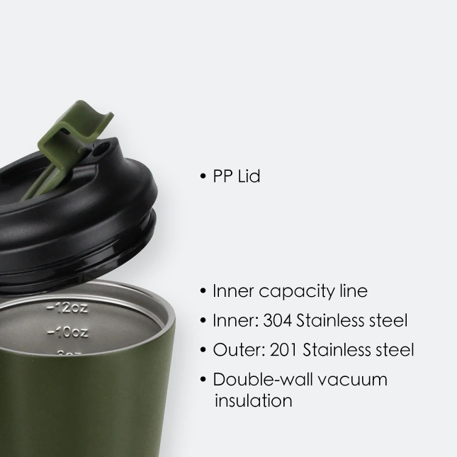 GIH2518 BUENO Double Wall SS Cup 12oz (340ml)