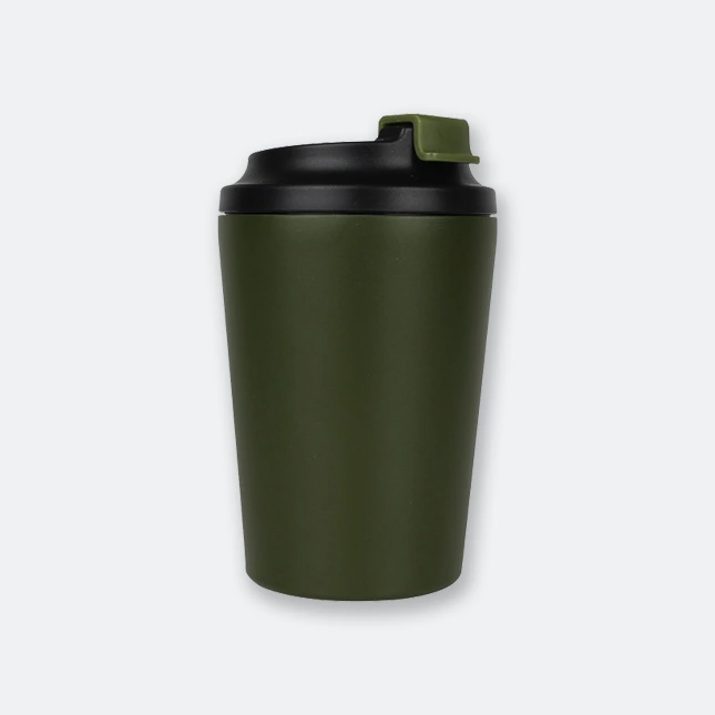 bueno double wall ss cup with lid and silicone base