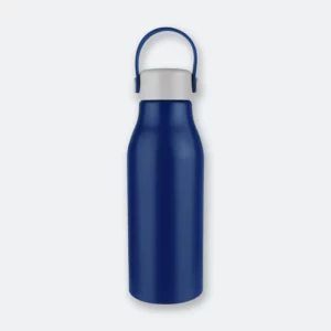 blyton metal drink bottle made from recycled aluminium with strap