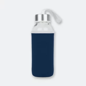 likeme mini glass bottle with neoprene pouch and compact design