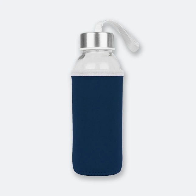 likeme mini glass bottle with neoprene pouch and compact design