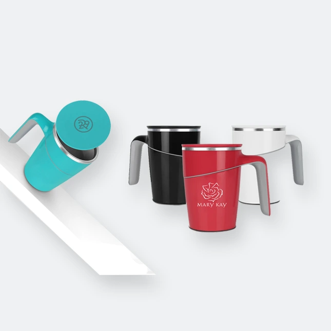 GIH2514 ARTIART GRACE - Double Wall Suction Mug (470ml)