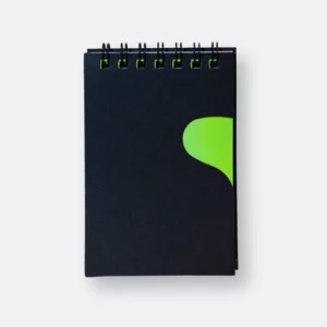 GMG1188 Shadow PVC Pocket Notepad_Green GMG3233 Shadow PVC Pocket Notepad