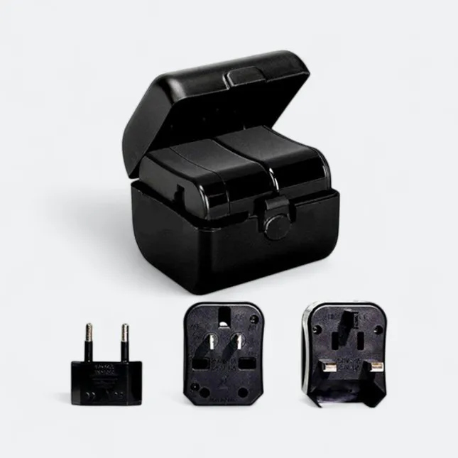 GTT4001_Ruko_Travel_Adapter_black_1 Gtt4001 ruko case4 travel adaptor