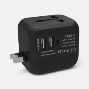 GTT4005_Adaro_Travel_Adapter_Black_1 adaro travel adapter with usb charging ports for travel
