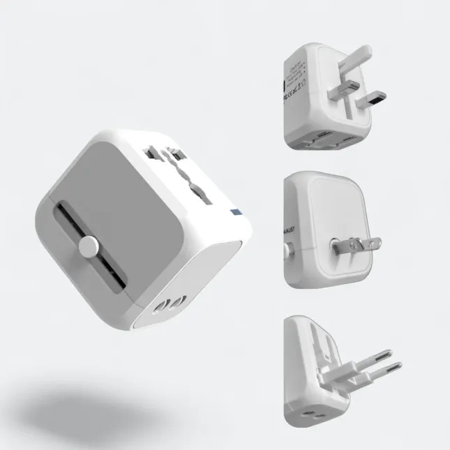 GTT4006_Volta_Travel_Adapter_White_1 Gtt4005 adaro trioport travel adaptor