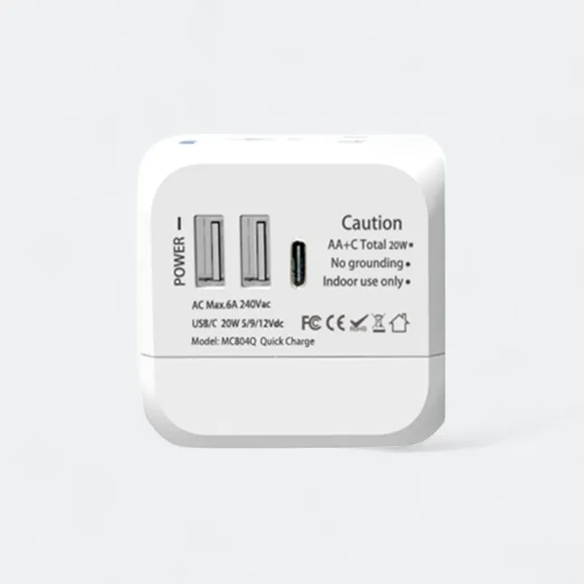 GTT4006_Volta_Travel_Adapter_White_2 Gtt4005 adaro trioport travel adaptor
