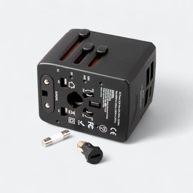 GTT4007_Nexio_Travel_Adaptor_black_3 Nexio travel adaptor with universal plug design in black