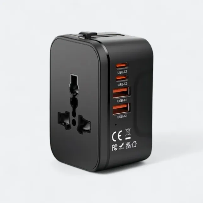 GTT4008_Powly_Travel_Adaptor_Black_6 Powly travel adaptor with usb multi port and compact body