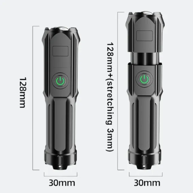 GTT4066_LuggoLED_Torch_Light_10 Gtt4066 luggo zoombeam rechargeable led torch