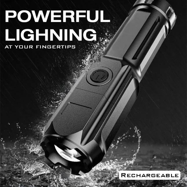 GTT4066_LuggoLED_Torch_Light_2 Gtt4066 luggo zoombeam rechargeable led torch