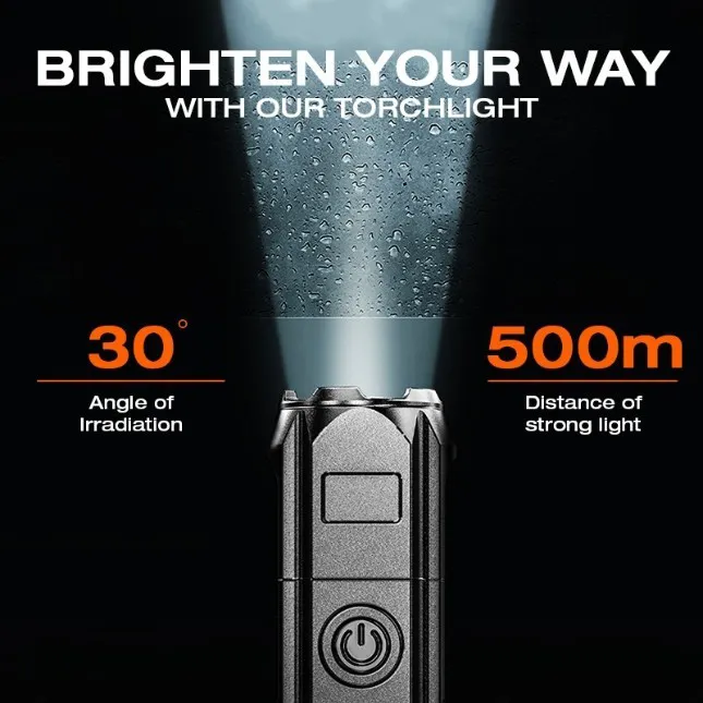 GTT4066_LuggoLED_Torch_Light_8 Gtt4066 luggo zoombeam rechargeable led torch