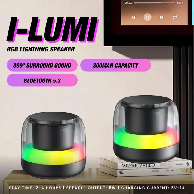 GTT4074_I-LUMI_Wireless_Speaker_11 Gtt4074 i-lumi wireless ambient light bluetooth speaker