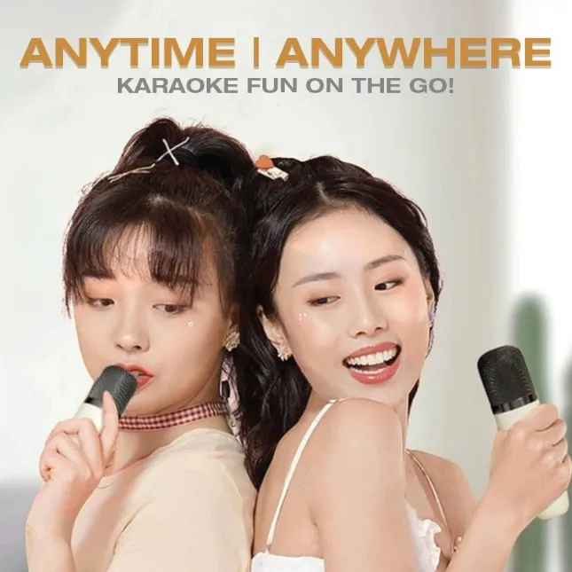 Gtt4077 lumivo halo karaoke speaker with microphone