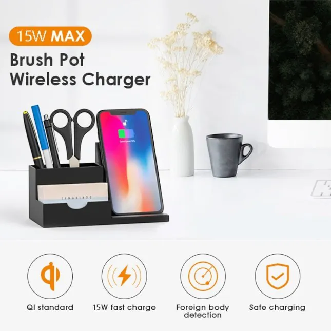 GTT4083_Vynex_Wireless_Charger_10 Gtt4083 vynex 15w wireless charger pen holder