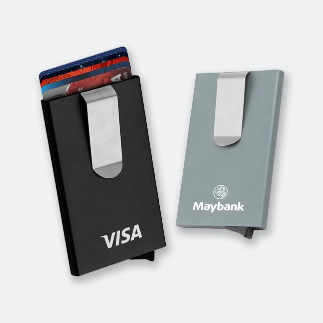 GIH6551 Paco RFID Blocking Card Holder with Money Clip