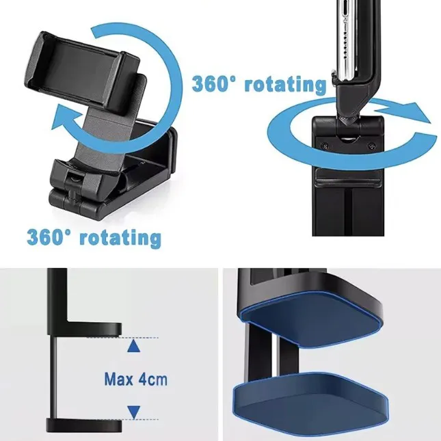 GTT4098_Jopra_Mobile_Stand_6 Gtt4098 jopra foldable airplane seat clip phone holder