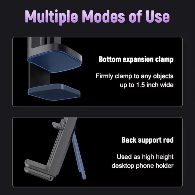 GTT4099_Froza_Mobile_Stand_3 Gtt4099 froza 360° rotating travel clip phone holder