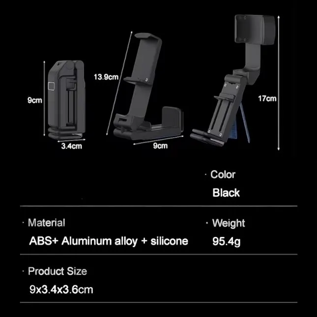 GTT4099_Froza_Mobile_Stand_6 Gtt4099 froza 360° rotating travel clip phone holder