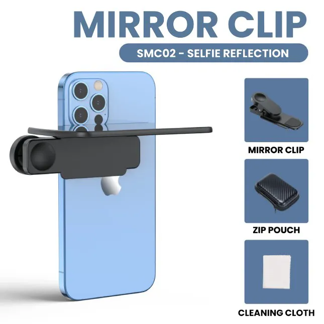 Gtt4103 syvra adjustable selfie reflection mirror clip set