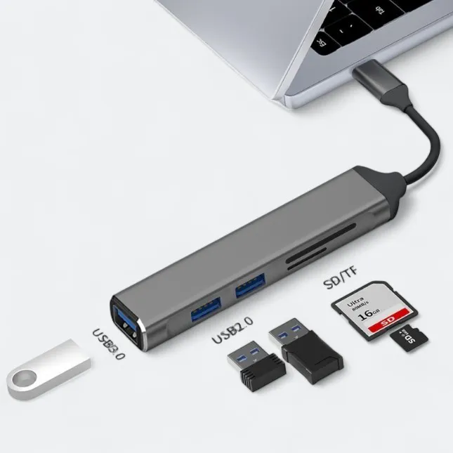 GTT4107_Zopto_USB_Hub_6 Gtt4107 zopto 5-in-1 usb 3. 0 hub with sd and microsd reader