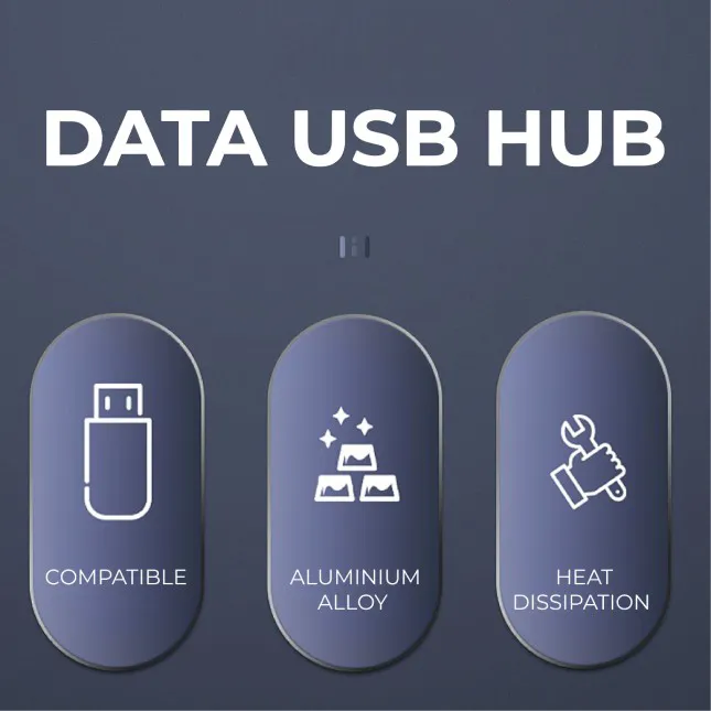 GTT4108_Rotio_USB_Hub_9 Gtt4108 rotio 7-port usb-a & usb-c hub