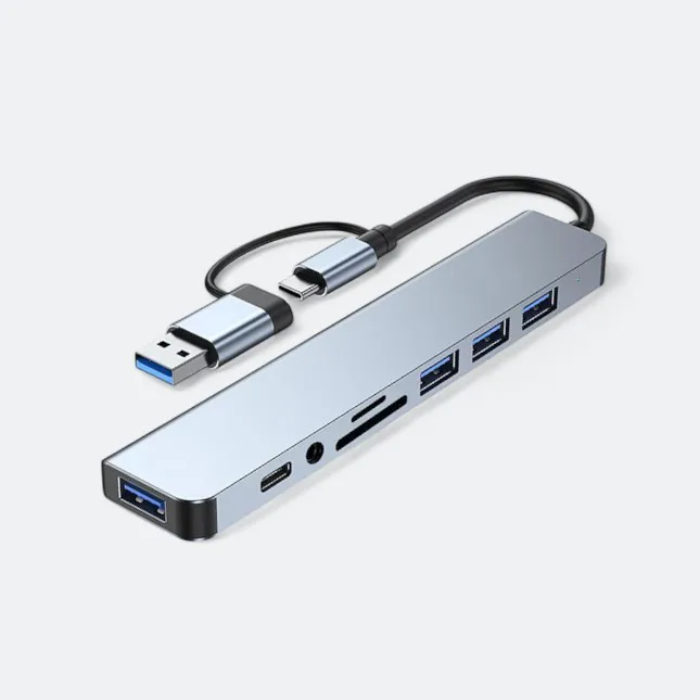 Gtt4109 zomex 8-in-1 usb hub with card readers