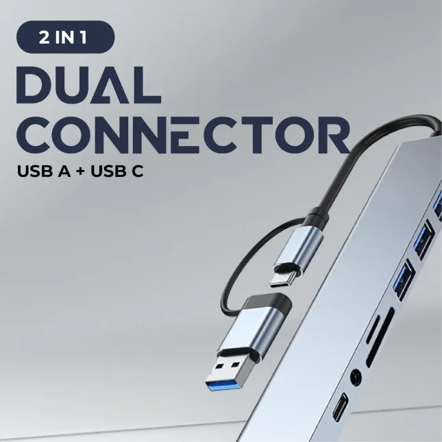 Gtt4109 zomex 8-in-1 usb hub with card readers