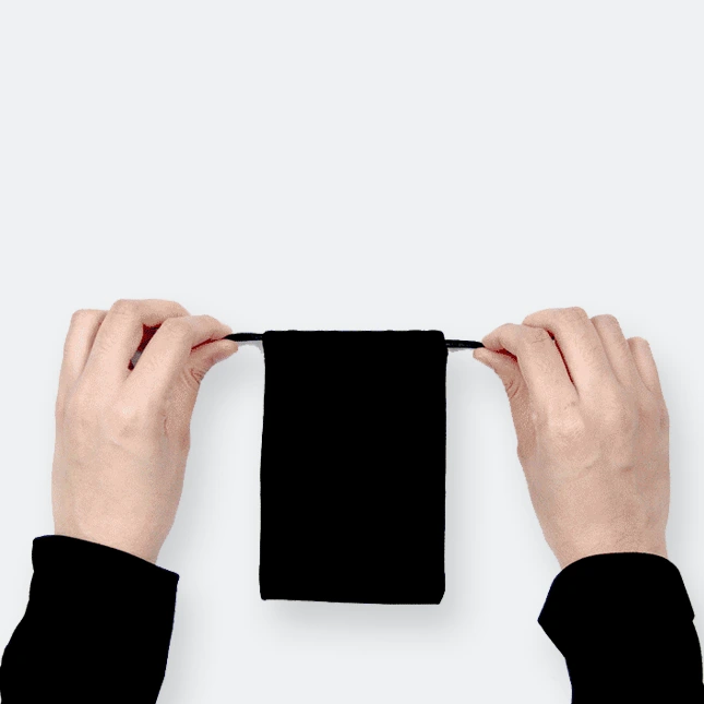 Gih9010 goody drawstring soft velvet pouch