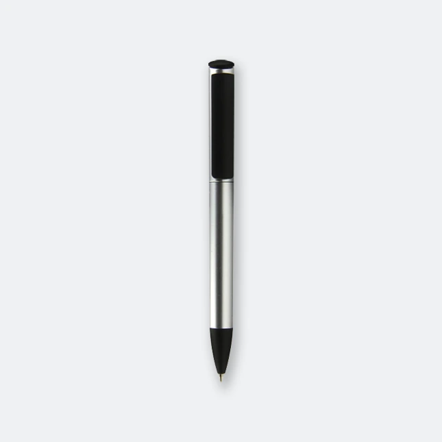 GIH1102_TIEGA_Ball_Pen_with_Smartphone_Stand_5036_SILVER GIH1001 TIEGA Ball Pen with Smartphone Stand (black ink)