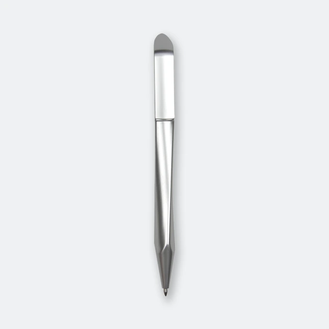 GIH1106_FLEXI_PRIME-Plastic_Ball_Pen_5031_SILVER Gih1013 flexi prime plastic ball pen (black ink)