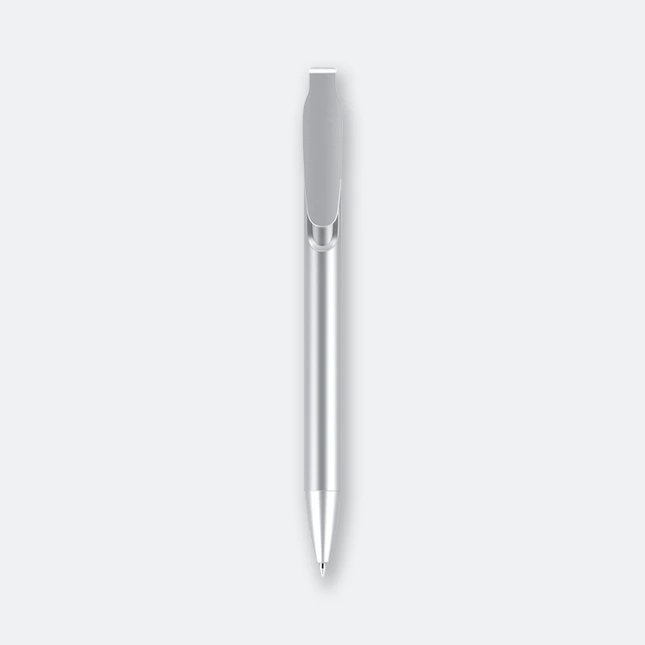 GIH1176_OASIS_PRIME_Plastic_Ball_Pen_5049_SILVER GIH1002 Oasis Prime Plastic Ball Pen (black ink)