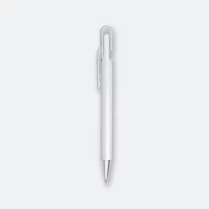 GIH2023_MIRAGE_Plastic_Ball_Pen_5055_WHITE GIH1003 Mirage Plastic Ball Pen (black ink)