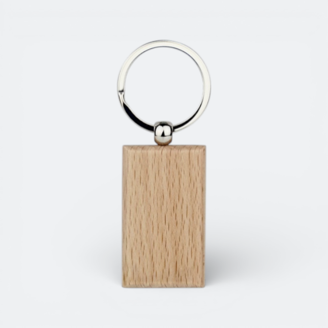 GIH3105_KAYOO_ Wooden_Keychain_Front_View GIH3105 Kayoo Wooden Keychain