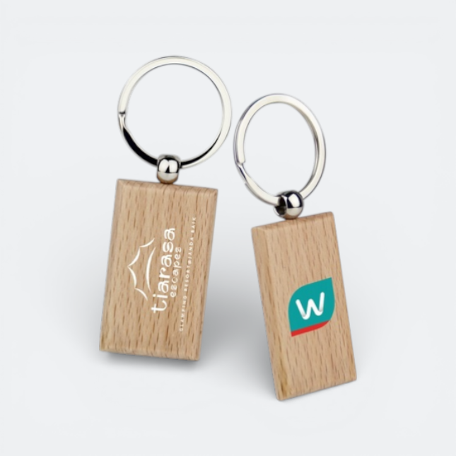 GIH3105_KAYOO_ Wooden_Keychain_Side_View2 GIH3105 Kayoo Wooden Keychain