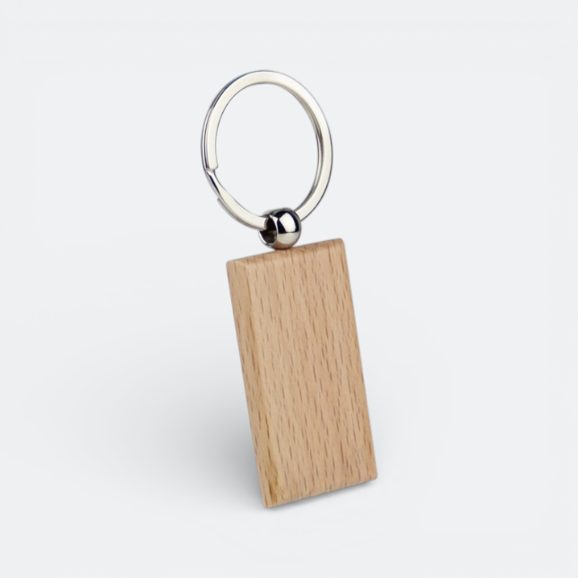 GIH3105_KAYOO_ Wooden_Keychain_Side_View3 GIH3105 Kayoo Wooden Keychain