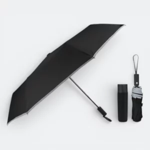 GIH4103 21.5'_inch_Tri_Fod_Auto_Umbrella_Black 4 GIH6203 Tri Fold Auto Umbrella 21.5''